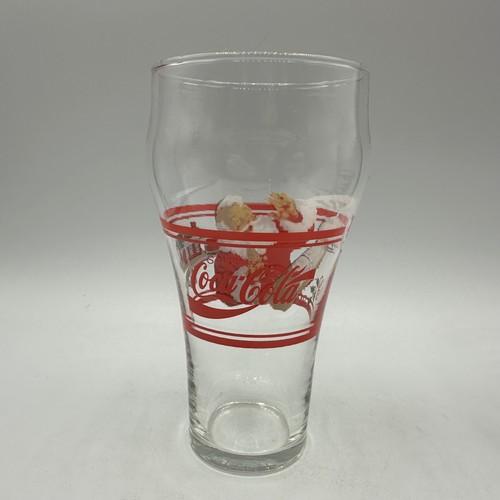 Santa Coca Cola 16oz Glass Classic Bell Shape, Set of 2 (Savourez) - Picture 8 of 10