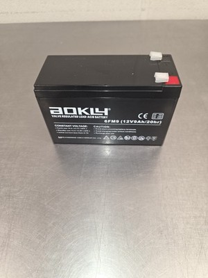 Aokly Valve Regulated Lead-acid Battery 12V 9ah