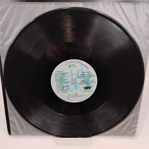 VTG Club Nouveau ~ Lean On Me/Pump It Up 12" Maxi-Single 1986 Tommy Boy #894 - Imagen 6 de 7
