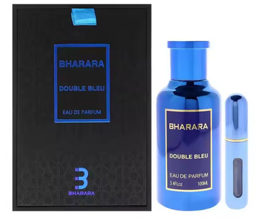 Bharara Double Bleu Pour Homme By Bharara 3.4/3.3 oz Edp Spray For Men NEW