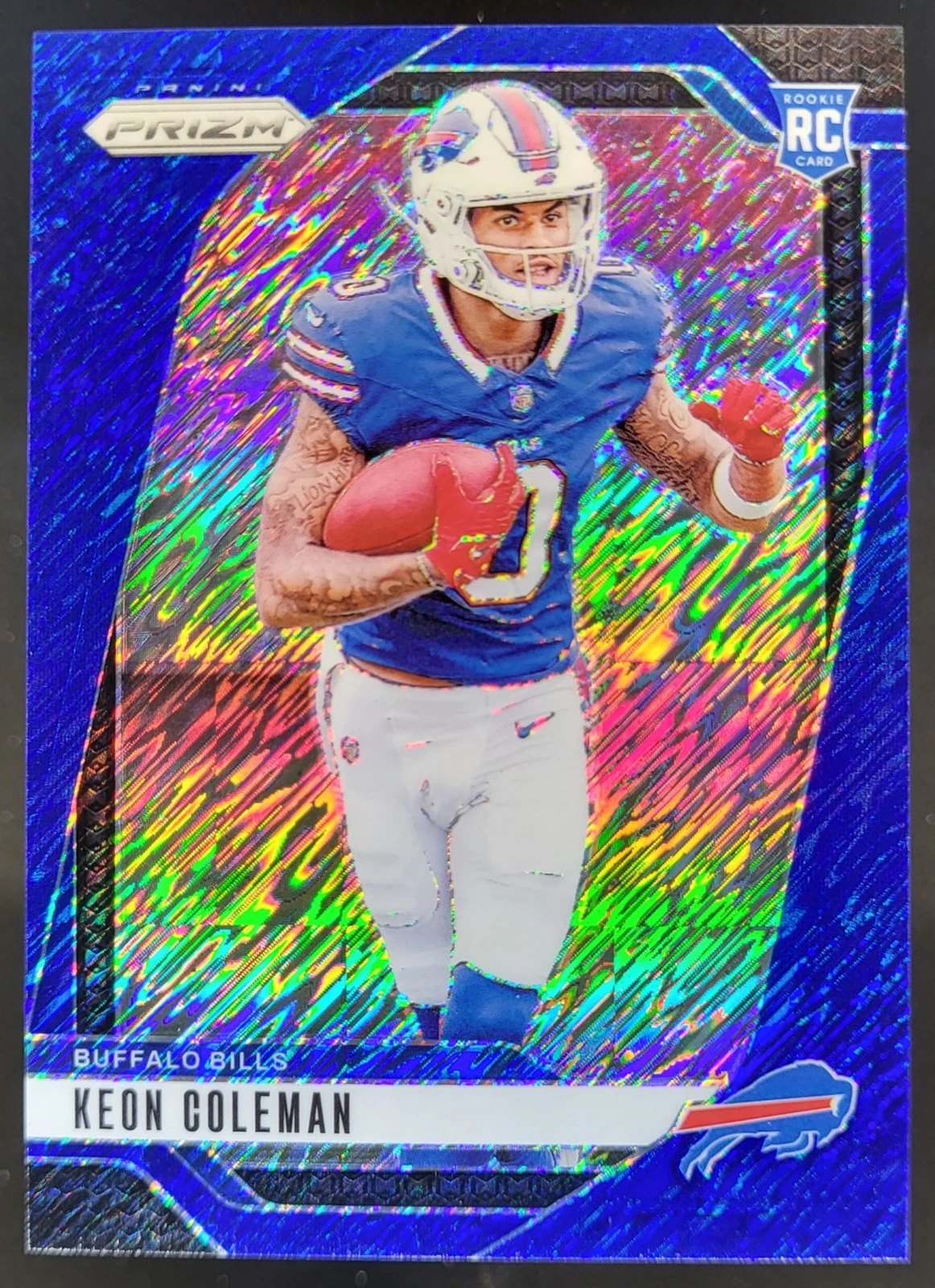 2024 Panini Prizm Keon Coleman Blue Shimmer /25 #362 RC Buffalo Bills GP