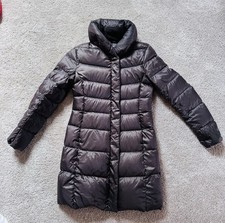 Damen Mantel Jacke Uniqlo Dunkelbraun S Daune...