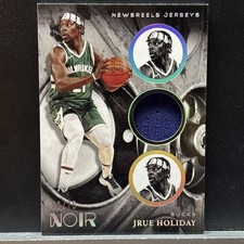 2020-21 Panini Noir Newsreels Jerseys Jrue Holiday Relic 62/75