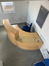 Curved Reception Desk