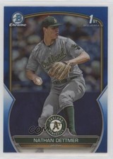 2023 Bowman Draft Chrome Blue Refractor /150 Nathan Dettmer #BDC-146 0nr3