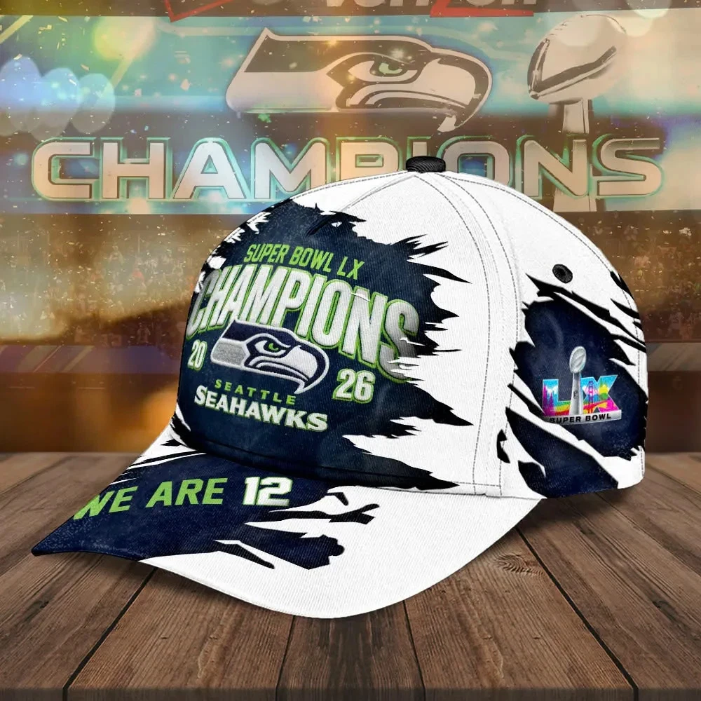 Seahawks SBowl LX Classic Cap