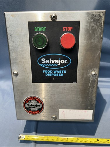 Used Salvajor Stainless Steel Box Food Waste Disposer Switch Box & Switch Gear