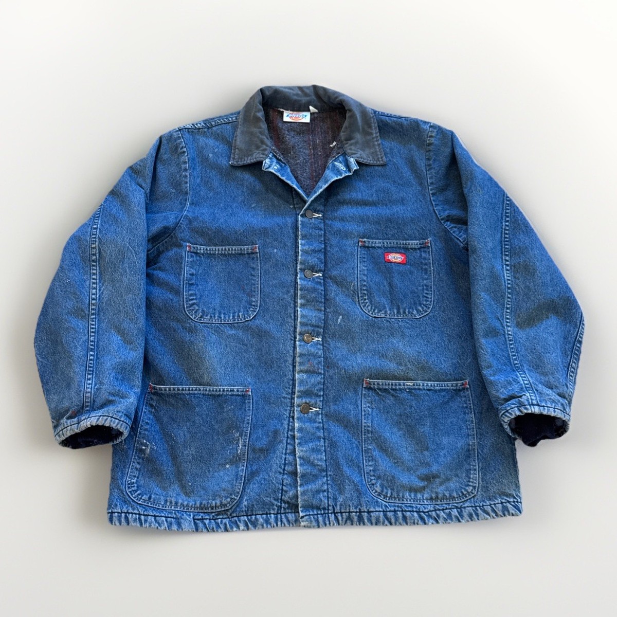 雰囲気抜群 ビッグサイズXXL Dickies ビンテージ デニムチョアコート Dickies/ディッキーズ – 古着屋 MUJIN