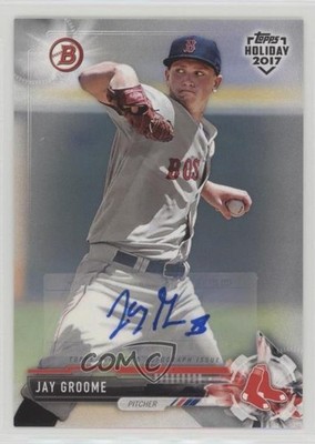 2017 Topps Holiday Bowman Auto 84/99 Jay Groome #TH-JG Auto z5m