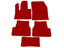 Fußmatten, Autoteppiche für Peugeot 3008 II 2020-..., Rot x14 Rand