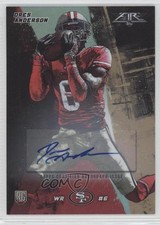 2015 Topps Fire Rookies Silver Auto 2/500 Dres Anderson #41 Auto 1u0