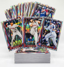 2025 Topps Chrome RayWave Refractor Pick Your Card #351-700 MLB RC Rookie Set