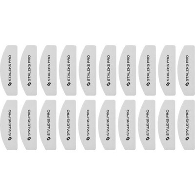 Staleks Pro 20 pcs. Crescent nail buffer, mini, grit 100/180.