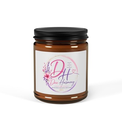 Scented Soy Candle (Multi-Size, Amber Jar)