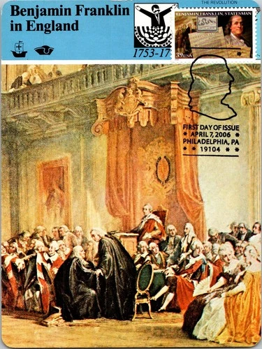 Dr Jim Stamps Maximum Card Benjamin Franklin Statesman 39C Fdc