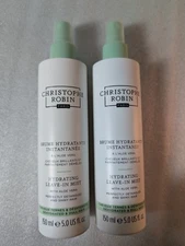 CHRISTOPHE ROBIN Hydrating Leave-In Mist w/ Aloe Vera MSRP $39 Lot Of 2