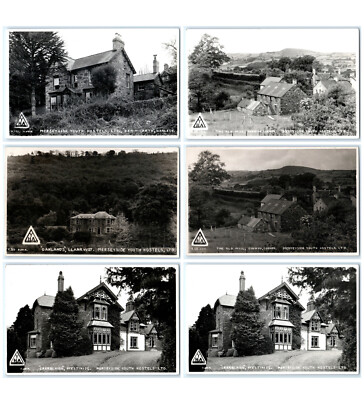Wales Welsh Youth Hostels RP Vintage Postkarten Lot X26 YHA British Backpacking