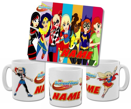 Tazza Personalizzata DC Superhero Ragazze con Opzioni Sottobicchiere e Tovaglietta - Foto 10 di 14