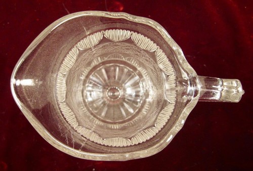 Chain & Shield Creamer EAPG Portland Co 1870s Early American Pattern Glass (O2) - Picture 7 of 8