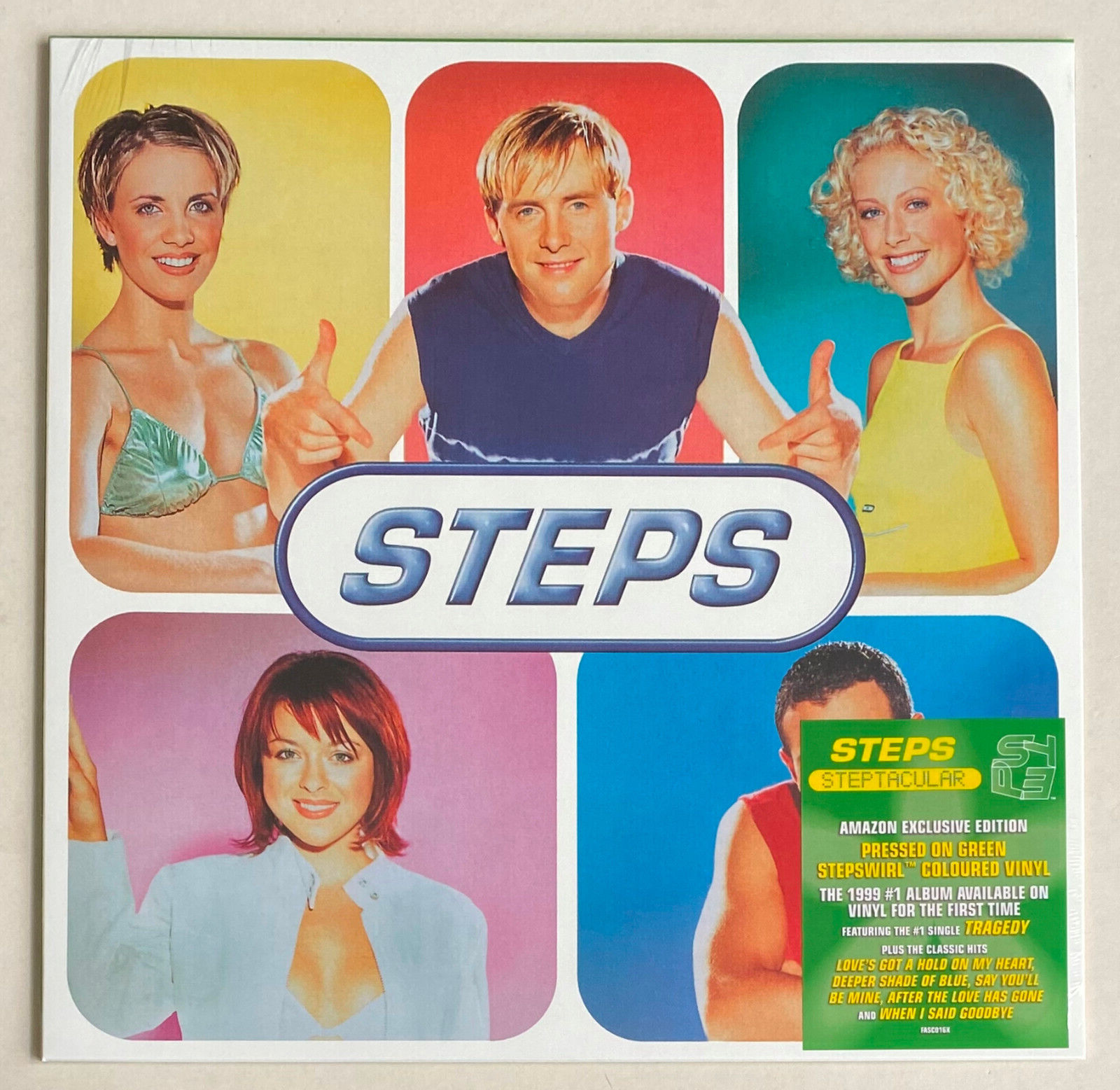 STEPS * STEPTACULAR * LIMITED EXCLUSIVE STEPSWIRL VINYL LP * BN & SEALED
