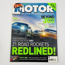 MOTOR Magazine April 2002 Performance Car Of The Year