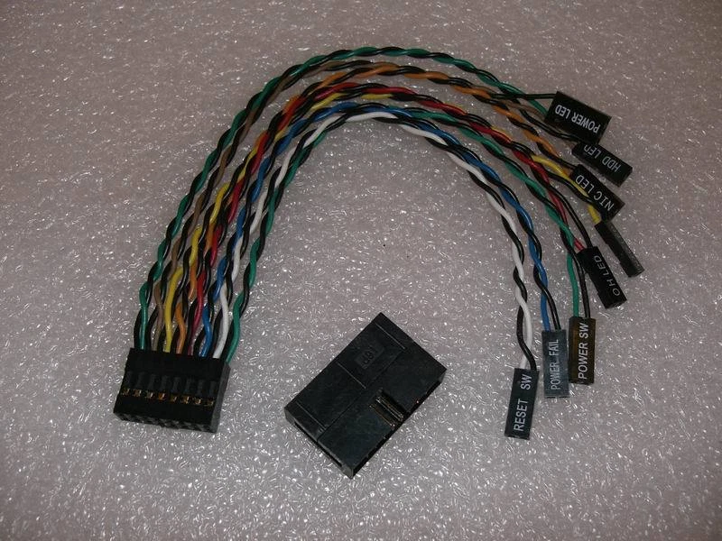 Supermicro CBL-0084L 16-Pin Front Control Split Connector