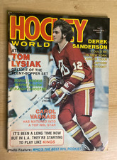Hockey World Tom Lysiak March 1975 Vintage Magazine B941