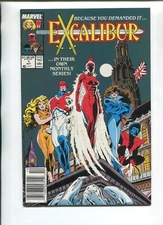 EXCALIBUR 1 VF- WPGS NEWSSTAND EDITION V1 MARVEL 1988! 1ST WIDGET! 1ST EXCALIBUR