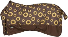 Winter Turnout Blanket - Sunflower Print - 1200 D - 250 Grams - Sizes 69" to 84"