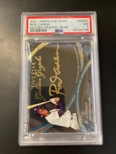 2021 Topps Five Star Rod Carew -Golden Graphics Blue PSA 7