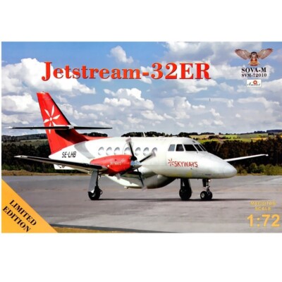 Plastic model aircraft kit Scale 1:72 JetStream-32ER SOVA-M SVM 72010 Model kit