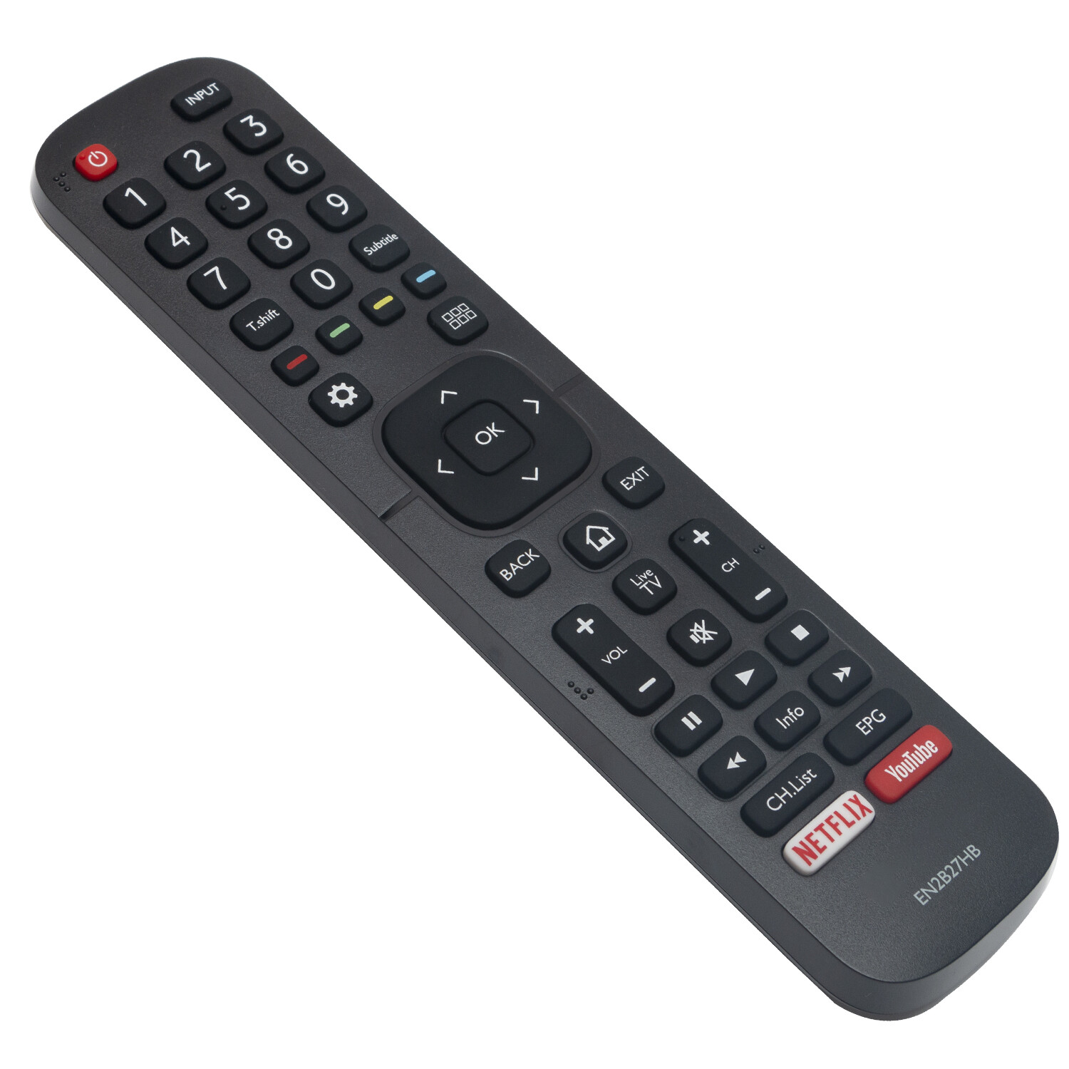 Telecomando Ricambio EN2B27HB Per TV Hisense Smart LED, Sostitutivo Per 32K3110W, 40K321UW, 55K321UW E Molti Altri - 2
