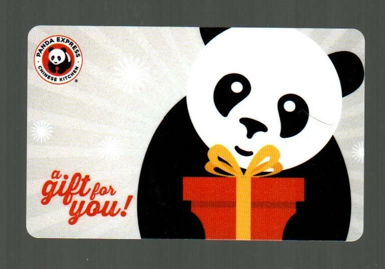 Panda express gift sale card