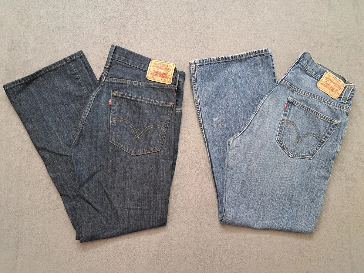 Levis 557 bootcut jeans deals