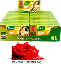 Knorr Chicken Flavor Bouillon Cube 2.2 oz x 6 Cubes  Pack of 24  SALE