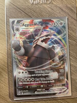 Aggron VMAX 97/172 - SWSH09 Brilliant Stars Holofoil Moderately Played