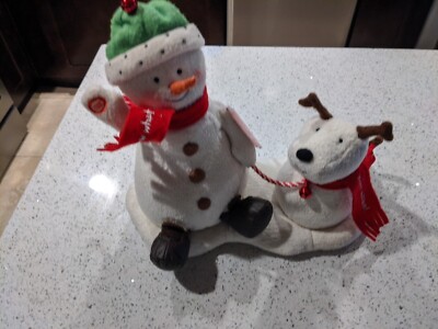 Hallmark Jingle Pals Snowman Dog Animated Musical Singing