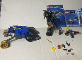 LEGO Ninjago 70723 Thunder Raider w/ Instructions 2 Minifigs No Box INCOMPLETE