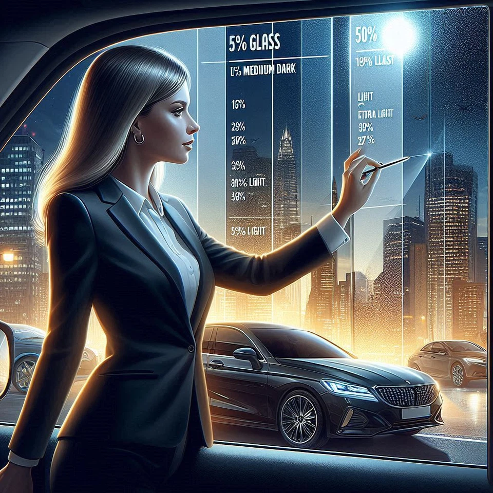 Película de tinte para ventana nano cerámica 2 capas Intersolar® alta reducción de calor Intersolar® Foto 3 de 4