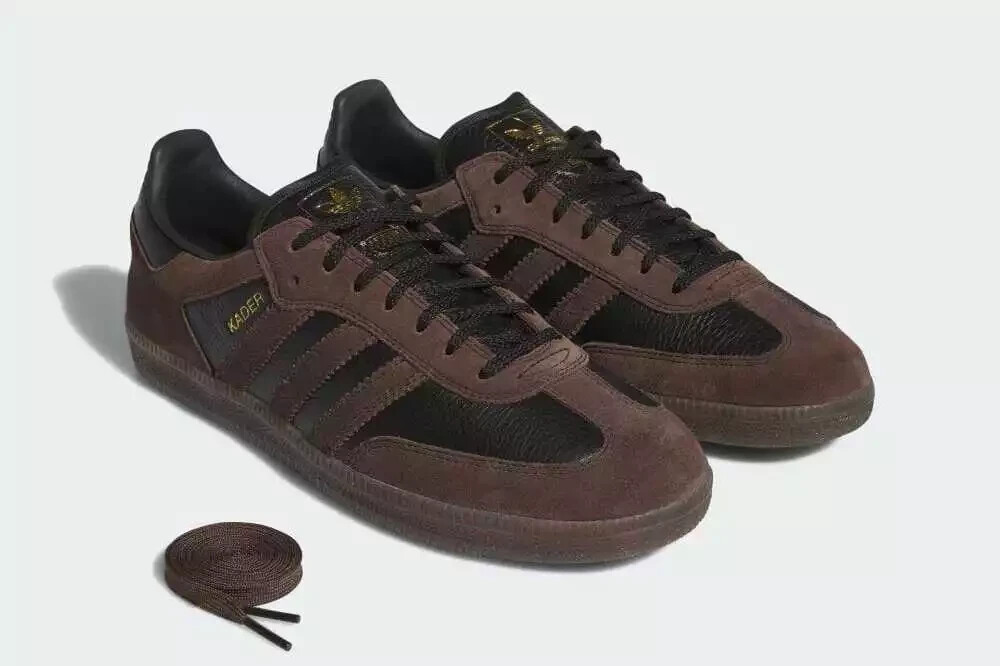 Size 9.5 - Kader Sylla x adidas Samba ADV Brown Gum for sale
