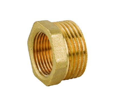 1 '' x 3/4'' AG x IG Reduktion Reduzierung Gewindefitting Messing Red