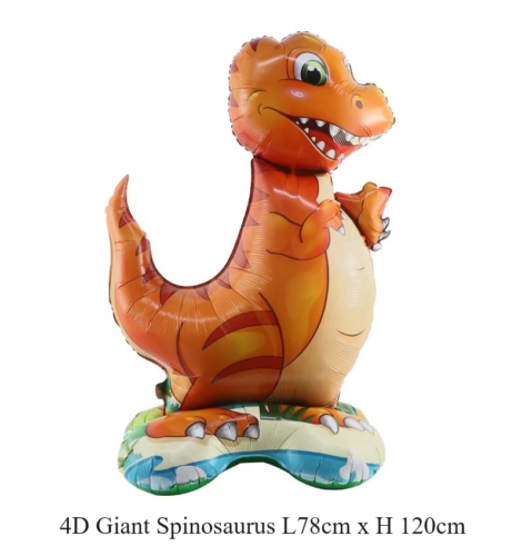 Jungle Dinosaur Balloon Foil 3D &4D Dino Balloons Birthday Decoration Supplies - Picture 24 of 37