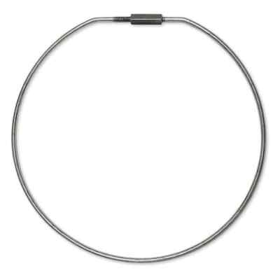 Lucky Line 79111 Split Key Ring, Round Ring Type, 11 In Ring Size, Gray