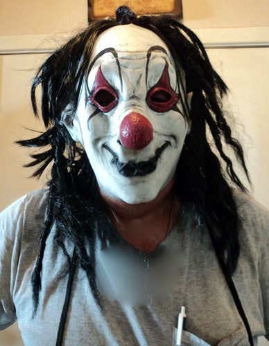 Creepy Clown Mask. Drees-Up. Size Adult.