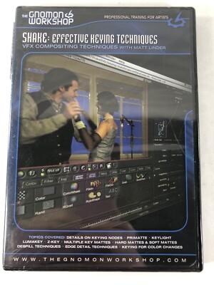Gnomon Workshop DVD Shake: VFX Compositing Techniques Effective Keying SEALED