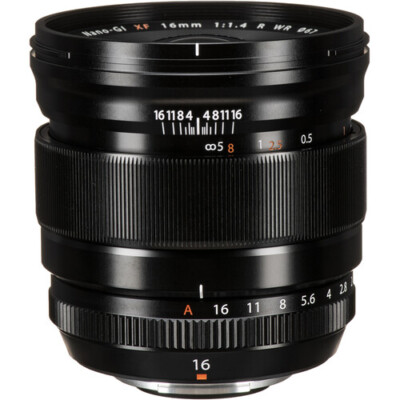 New Fuji FUJIFILM XF 16mm f1.4 R WR Lens, USA Authorized Dealer #21567