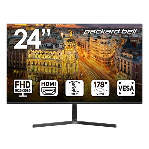 Packard Bell AirFrame 24" Monitor, 1920 x 1080, 75Hz, 5MS