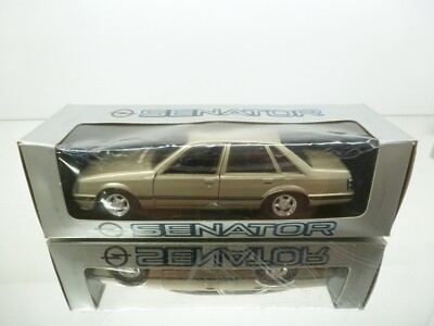 GAMA 2120 OPEL SENATOR SALOON - SILVER / GOLD 1:24 - GOOD COND. IN BOX