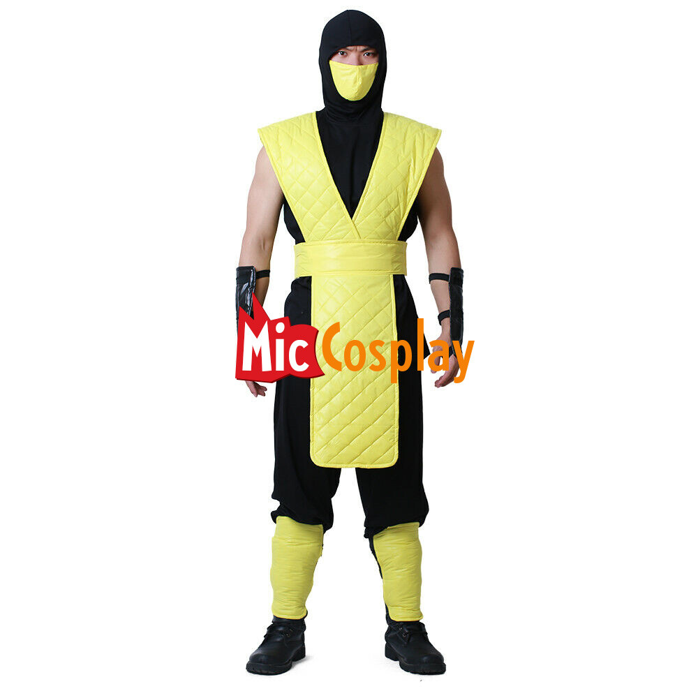 Disfraz de disfraz de ninja para hombre adulto traje de lucha conjunto de Halloween
