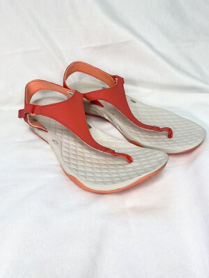 Columbia Suntec Orange And Beige Sandals Women s Size 10